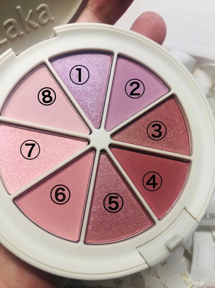 ミドルトーンアイシャドウコレクターパレット/Laka/アイシャドウパレットを使ったクチコミ(4枚目)