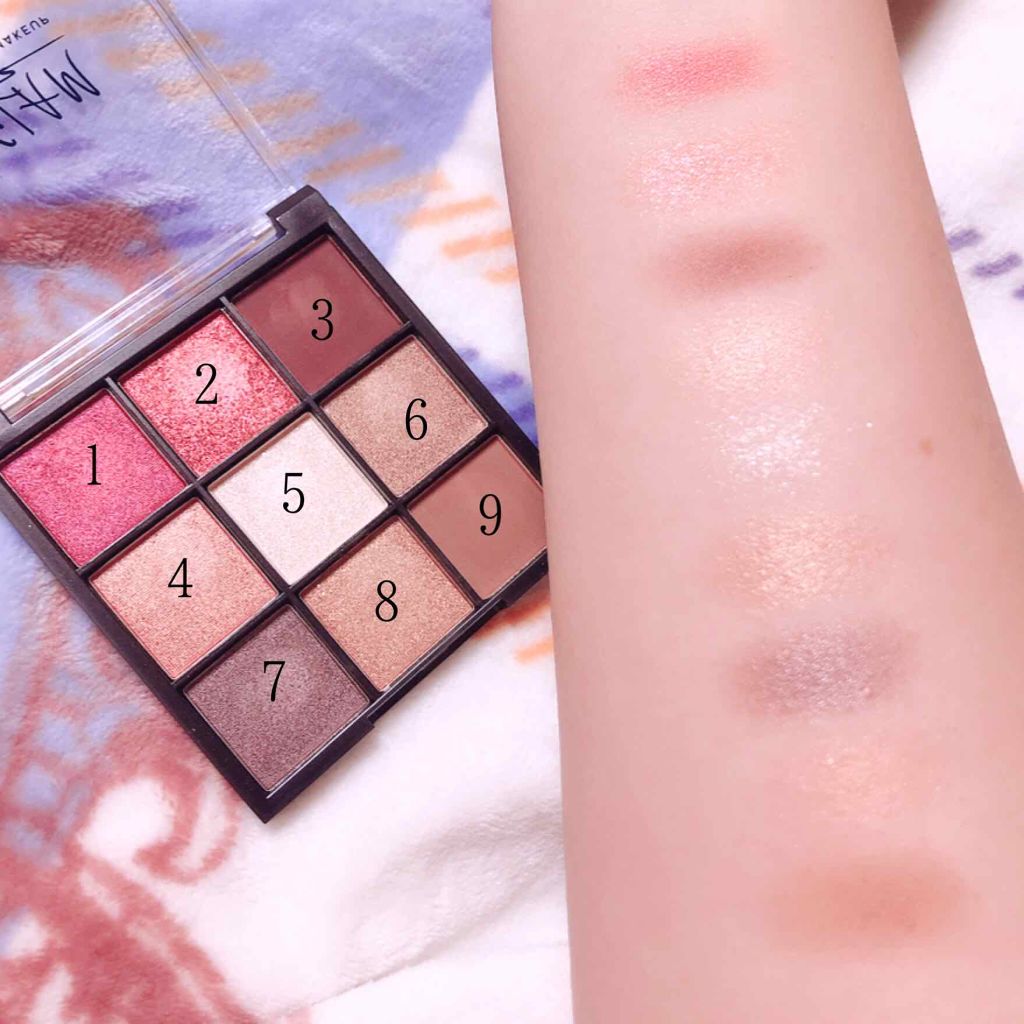 UR GLAM　BLOOMING EYE COLOR PALETTE/U R GLAM/アイシャドウパレットを使ったクチコミ（3枚目）