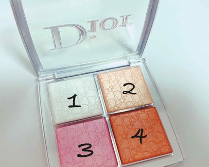 ディオール バックステージ フェイス グロウ パレット/Dior/ハイライトを使ったクチコミ(3枚目)