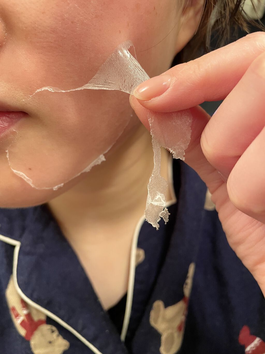 ももぷり フレッシュピールオフパック/ももぷり/ピーリングを使ったクチコミ（2枚目）