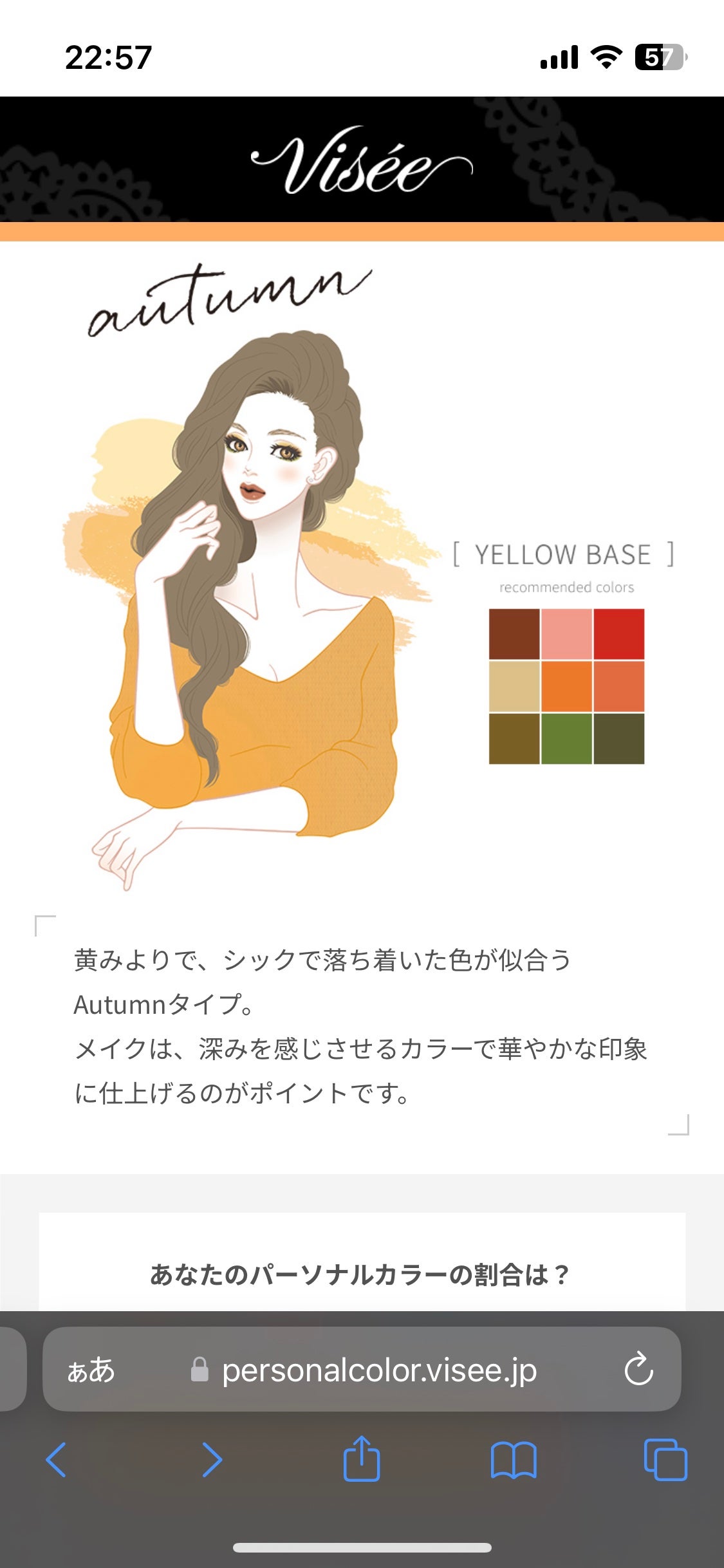 パーソナルカラー診断/Visée/その他を使ったクチコミ(4枚目)