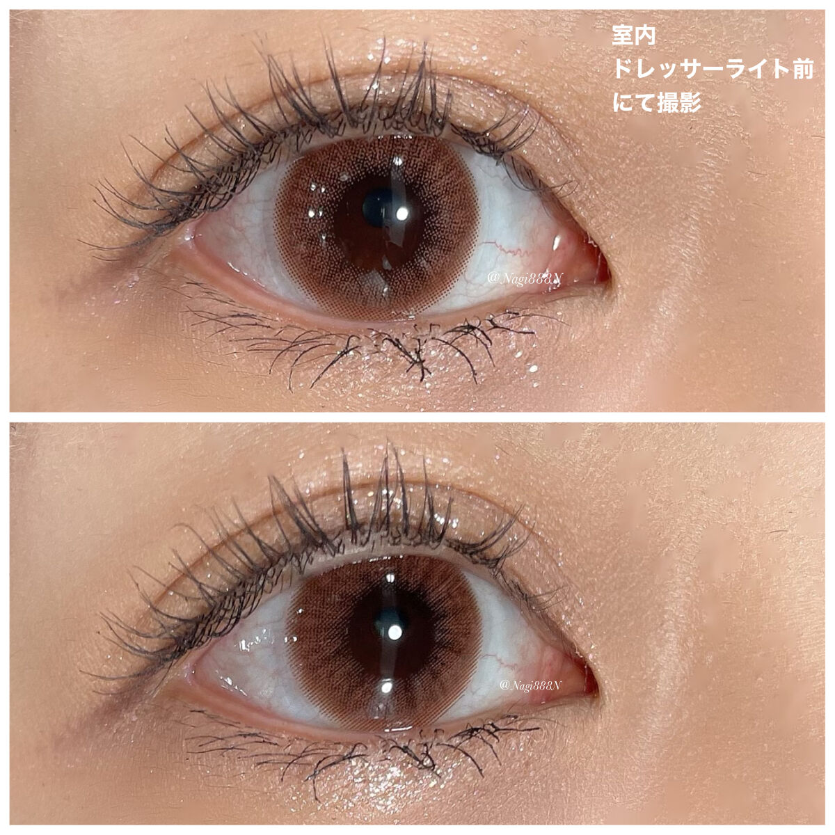 leyer Pairing Rose ブラウン 13.5/leyer/カラーコンタクトレンズを使ったクチコミ（3枚目）