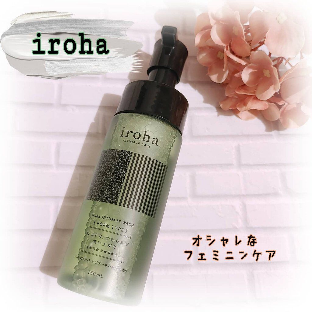 イロハ インティメートウォッシュ フォームタイプ  ベルガモットとビターオレンジの香り/iroha INTIMATE CARE/デリケートゾーンケアを使ったクチコミ（1枚目）