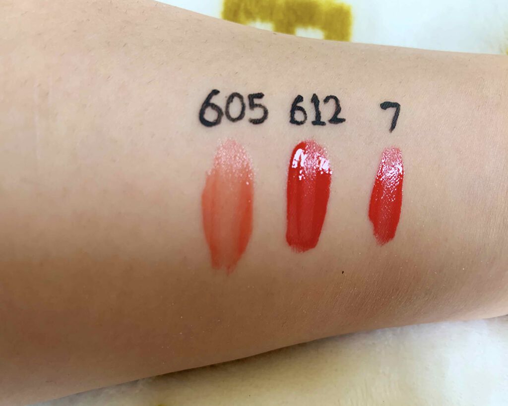 ルージュ ピュールクチュール ヴェルニ ウォーターステイン 605 バン ド コライユ/YVES SAINT LAURENT BEAUTE/口紅を使ったクチコミ（2枚目）