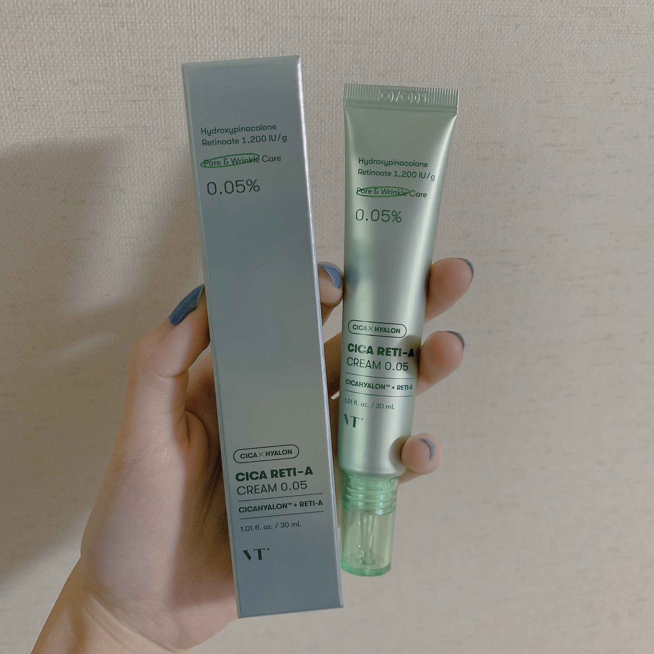 シカレチA クリーム0.05/VT/フェイスクリームを使ったクチコミ（2枚目）