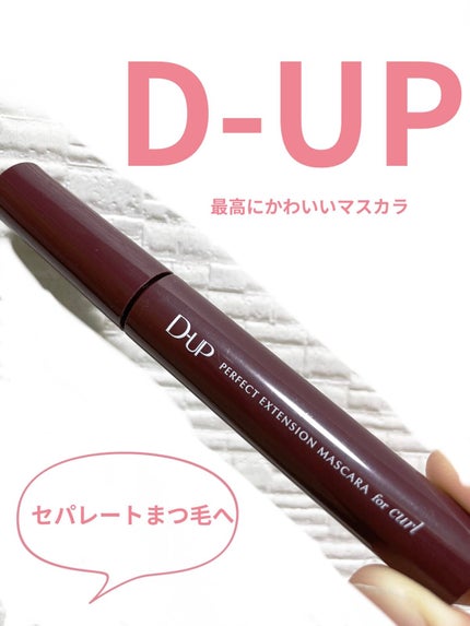 パーフェクトエクステンション マスカラ for カール/D-UP/マスカラを使ったクチコミ(1枚目)
