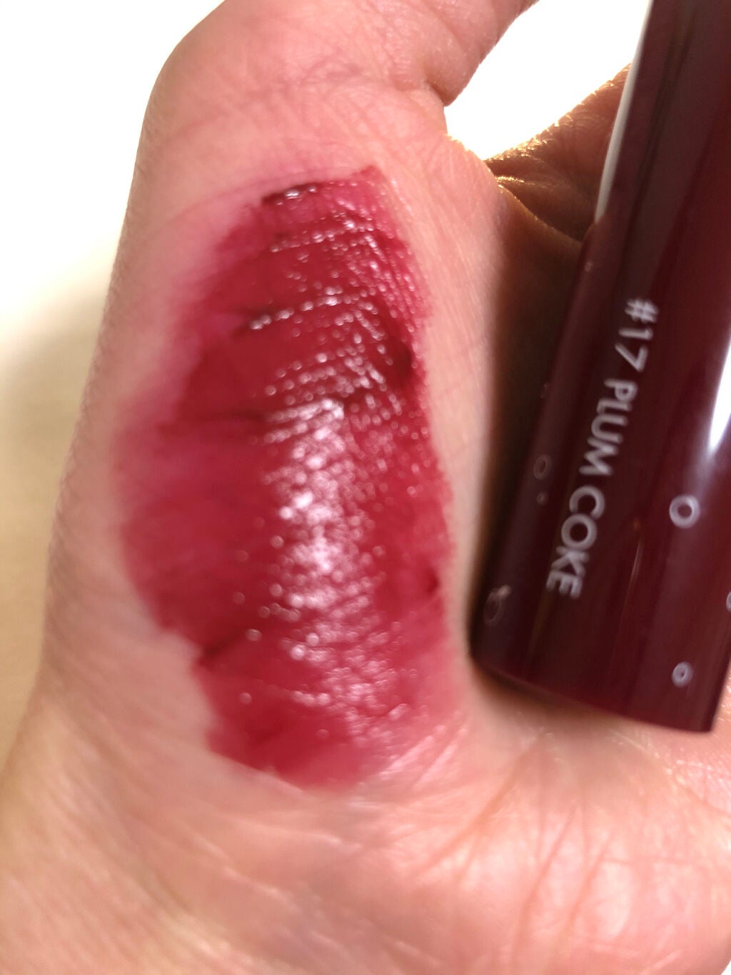 ジューシーラスティングティント/rom&nd/リップティントを使ったクチコミ(7枚目)