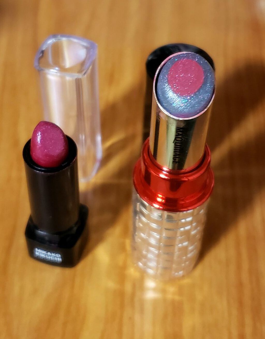 メルティーリップセラム L113 ナイトブルー/プランプピンク/リップグロスを使ったクチコミ（2枚目）