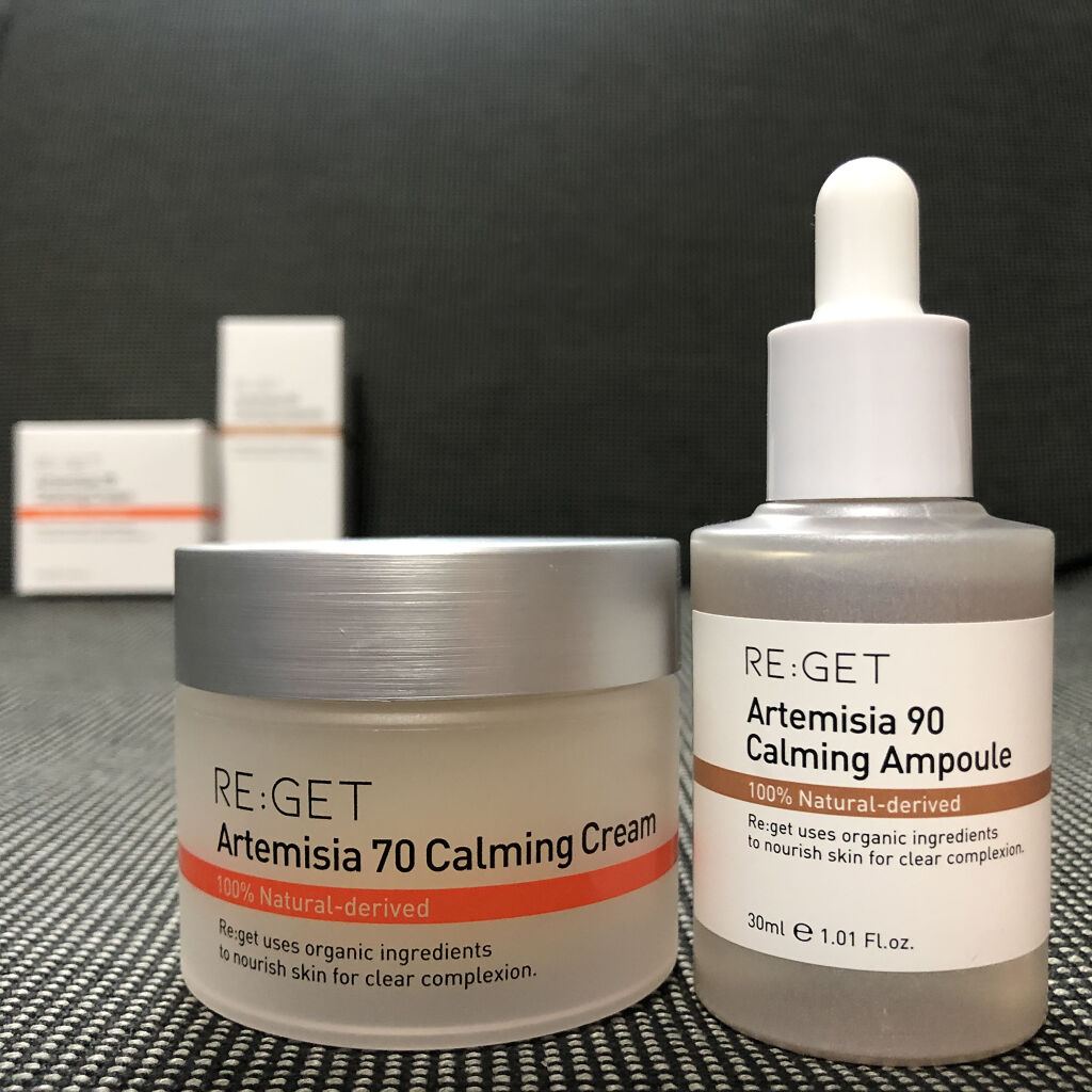 カワラヨモギ90カーミングアンプル/RE:GET/美容液を使ったクチコミ（1枚目）