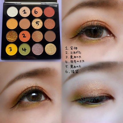 大英博物館 エジプトシリーズ アイシャドウパレット/ZEESEA/アイシャドウパレットを使ったクチコミ(3枚目)