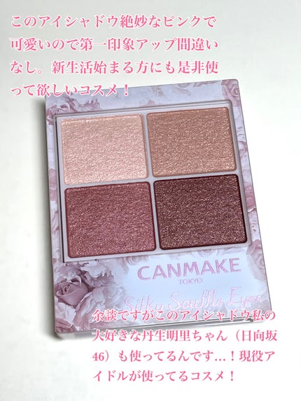 シルキースフレアイズ/キャンメイク/アイシャドウパレットを使ったクチコミ(2枚目)