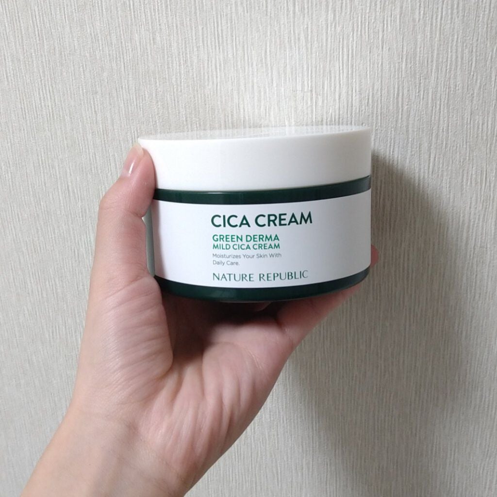 グリーン ダーマ マイルド クリーム/ネイチャーリパブリック/フェイスクリームを使ったクチコミ(1枚目)