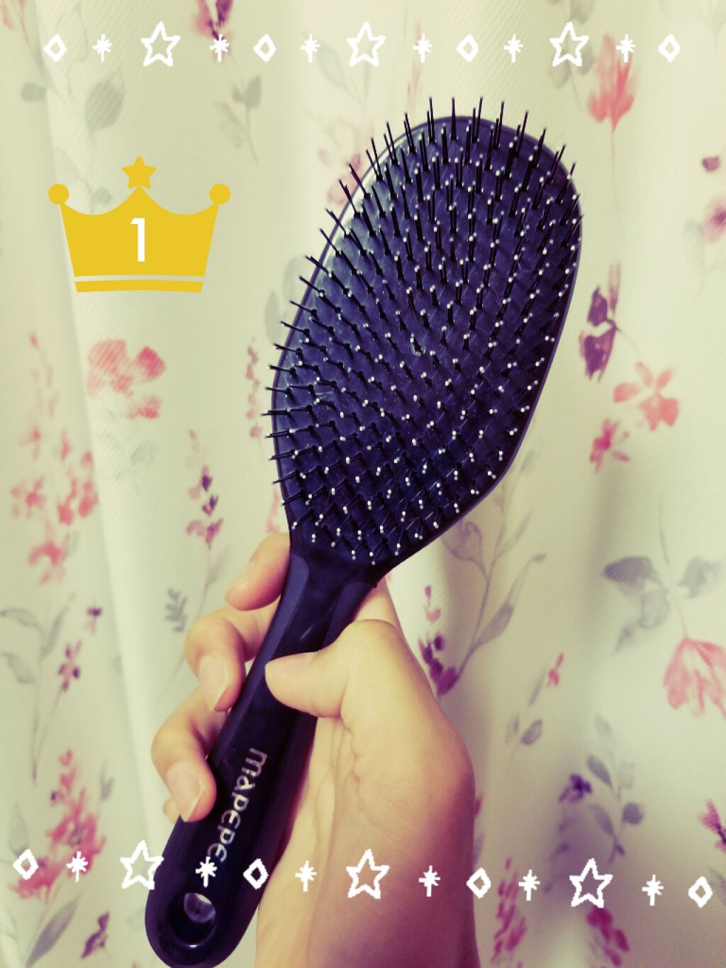 デタングリングブラシ ロング/マペペ/ヘアブラシを使ったクチコミ(1枚目)