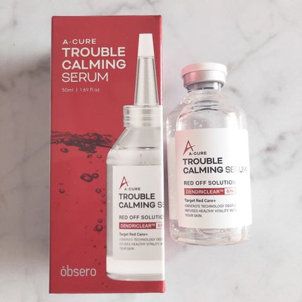 エーキュアトラブルカーミングセラム/obsero/美容液を使ったクチコミ(1枚目)