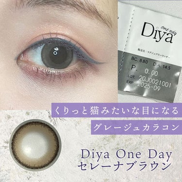 Diya 1day/Diya/ワンデー（１DAY）カラコンを使ったクチコミ（1枚目）