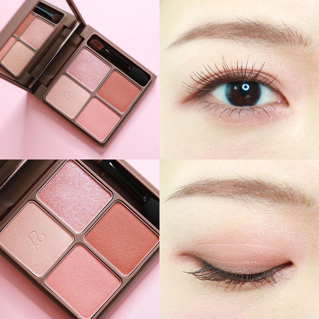 目元は強調しつつ柔らかく、肌はワントーン明るく綺麗に見せたい時に使っているピンクカラーのコスメ！

#リリミュウ
#インザミラーアイパレット 02 TEA ROSE ティーローズ
全2種、2,400円+税

アイホールにぴったりなベースカラ