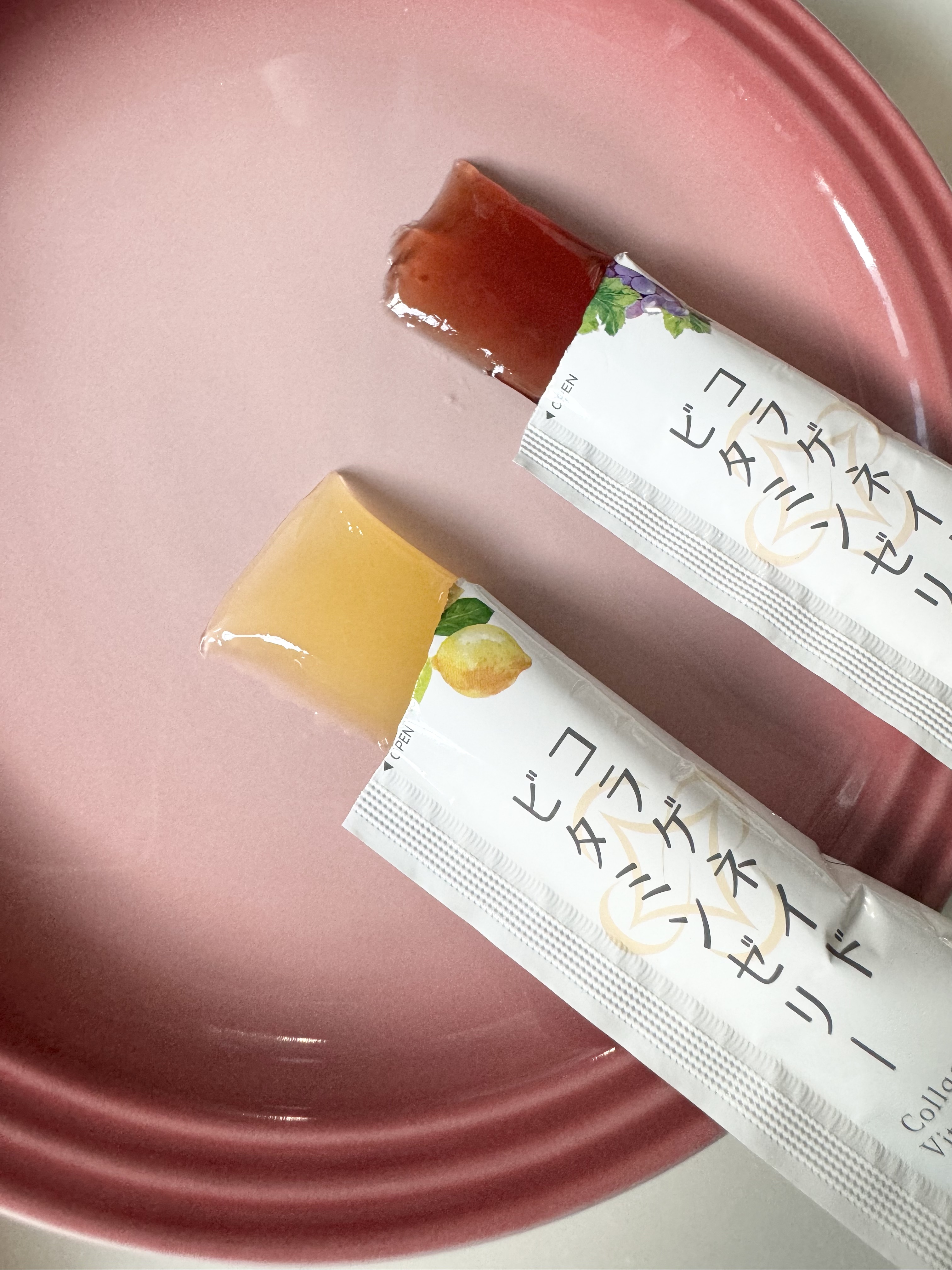 コラゲネイドビタミンゼリー（柚子レモン味）/新田ゼラチンダイレクト/美容サプリメントを使ったクチコミ（3枚目）