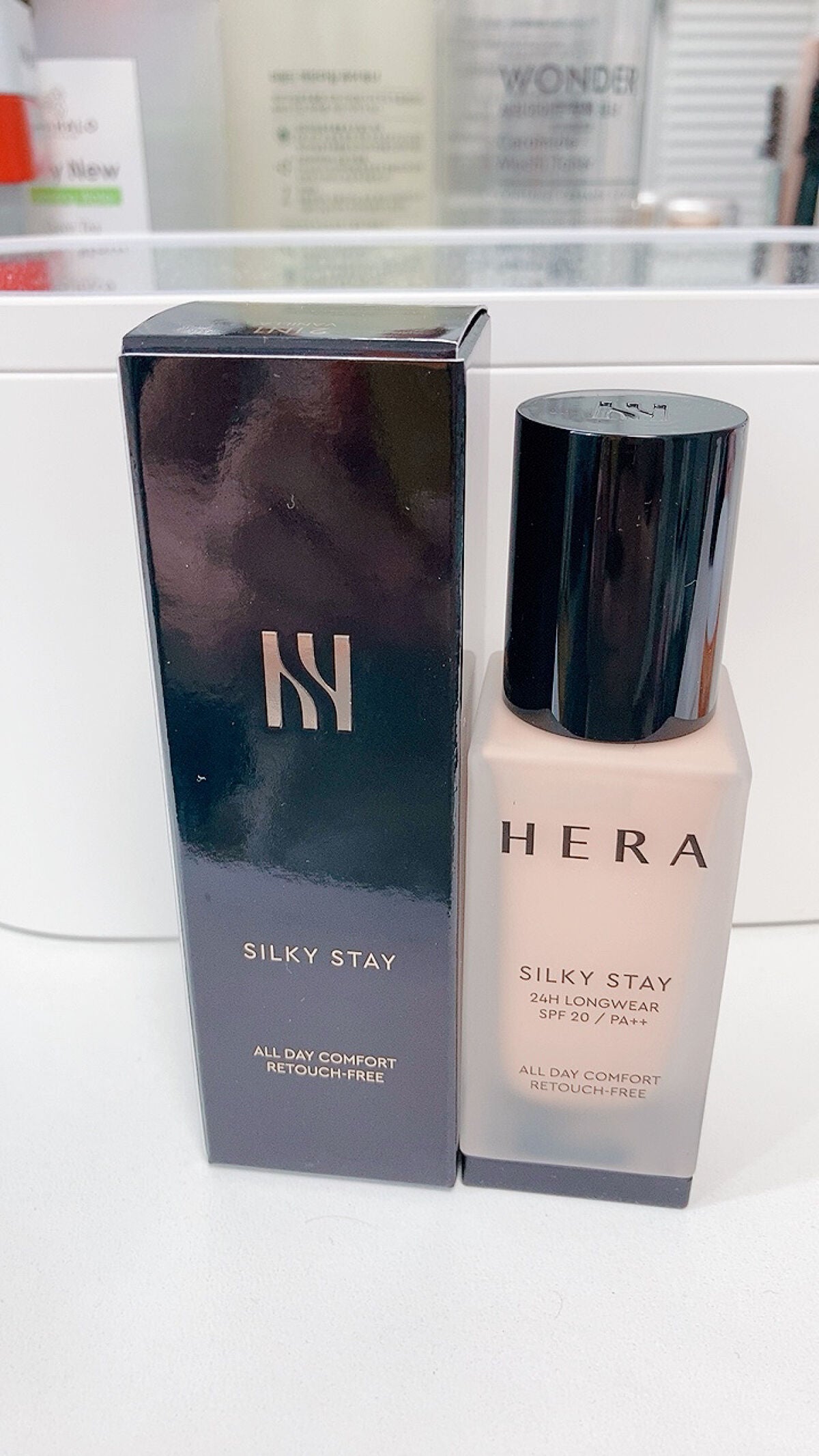 シルキーステイファンデーション/HERA/リキッドファンデーションを使ったクチコミ(1枚目)