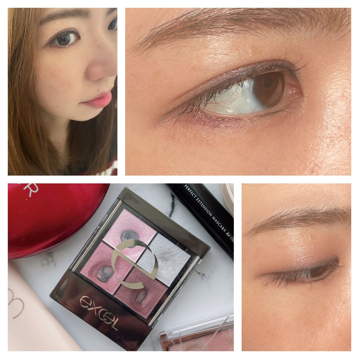 リアルクローズシャドウ/excel/アイシャドウパレットを使ったクチコミ（2枚目）