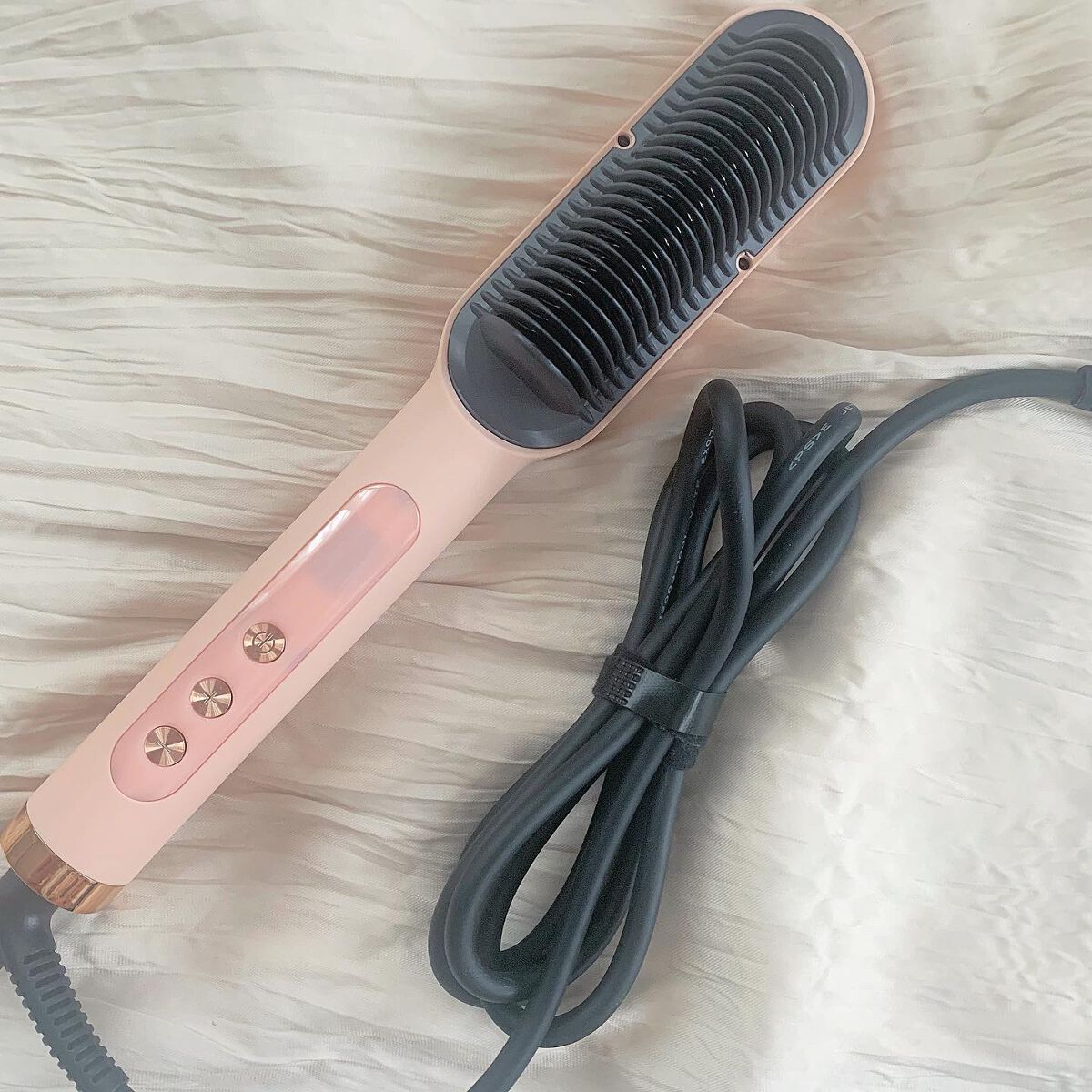 ヘアアイロン ブラシ/jotimei/ヒートブラシを使ったクチコミ（3枚目）