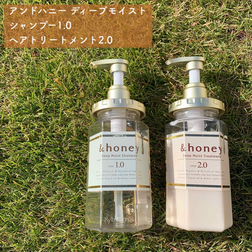 ディープモイスト シャンプー1.0/ヘアトリートメント2.0/&honey/市販シャンプーを使ったクチコミ(1枚目)