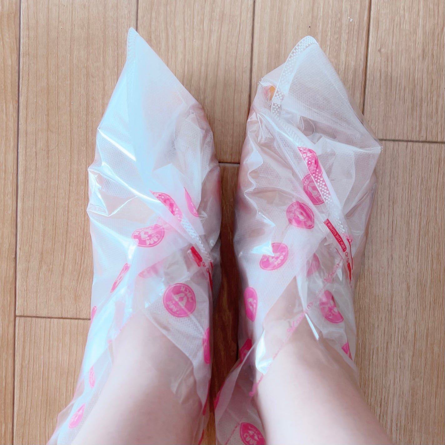 あしやすめ 足裏角質ケアパック/鎌倉ライフ/レッグ・フットケアを使ったクチコミ(5枚目)