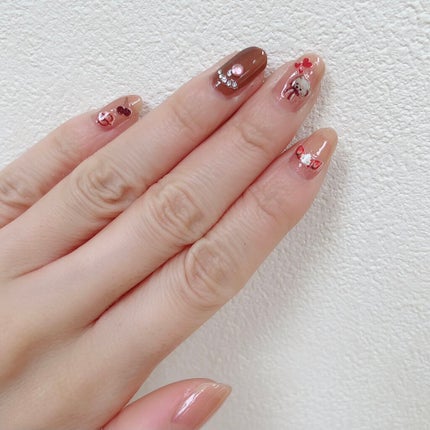 ネイルシール/セリア/ネイルシールを使ったクチコミ(5枚目)