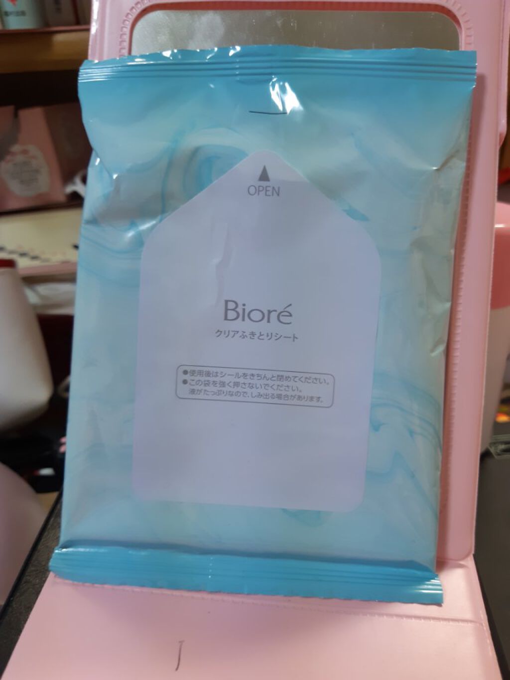 クリアふきとりシート/ビオレ/クレンジングシートを使ったクチコミ(1枚目)