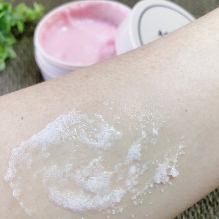 Q+Me スウィート ボム タラソ スクラブ/AGARISM/バスト・ヒップケアを使ったクチコミ(5枚目)