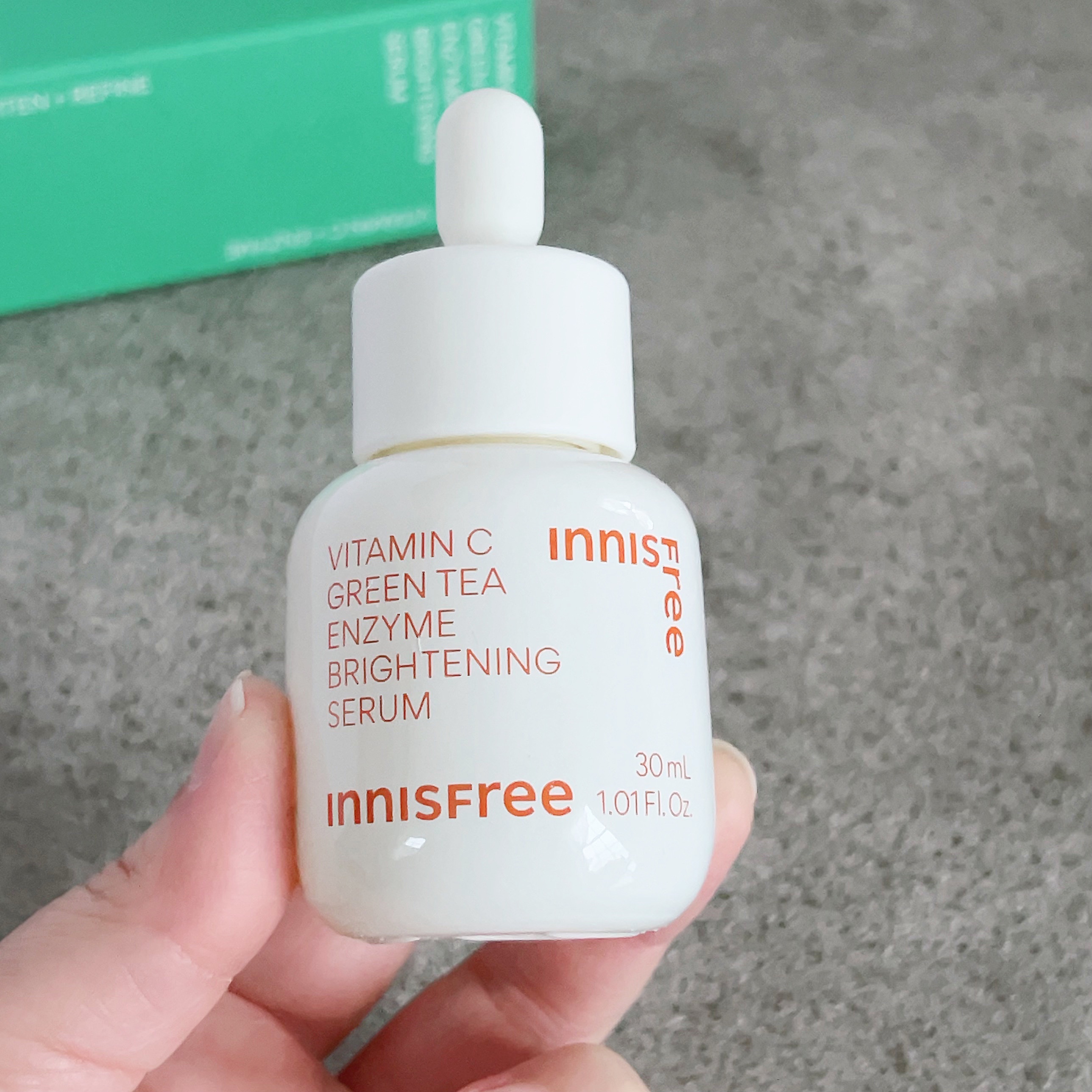 ビタC　グリーンティーエンザイム　ブライト　セラム/innisfree/美容液を使ったクチコミ（2枚目）