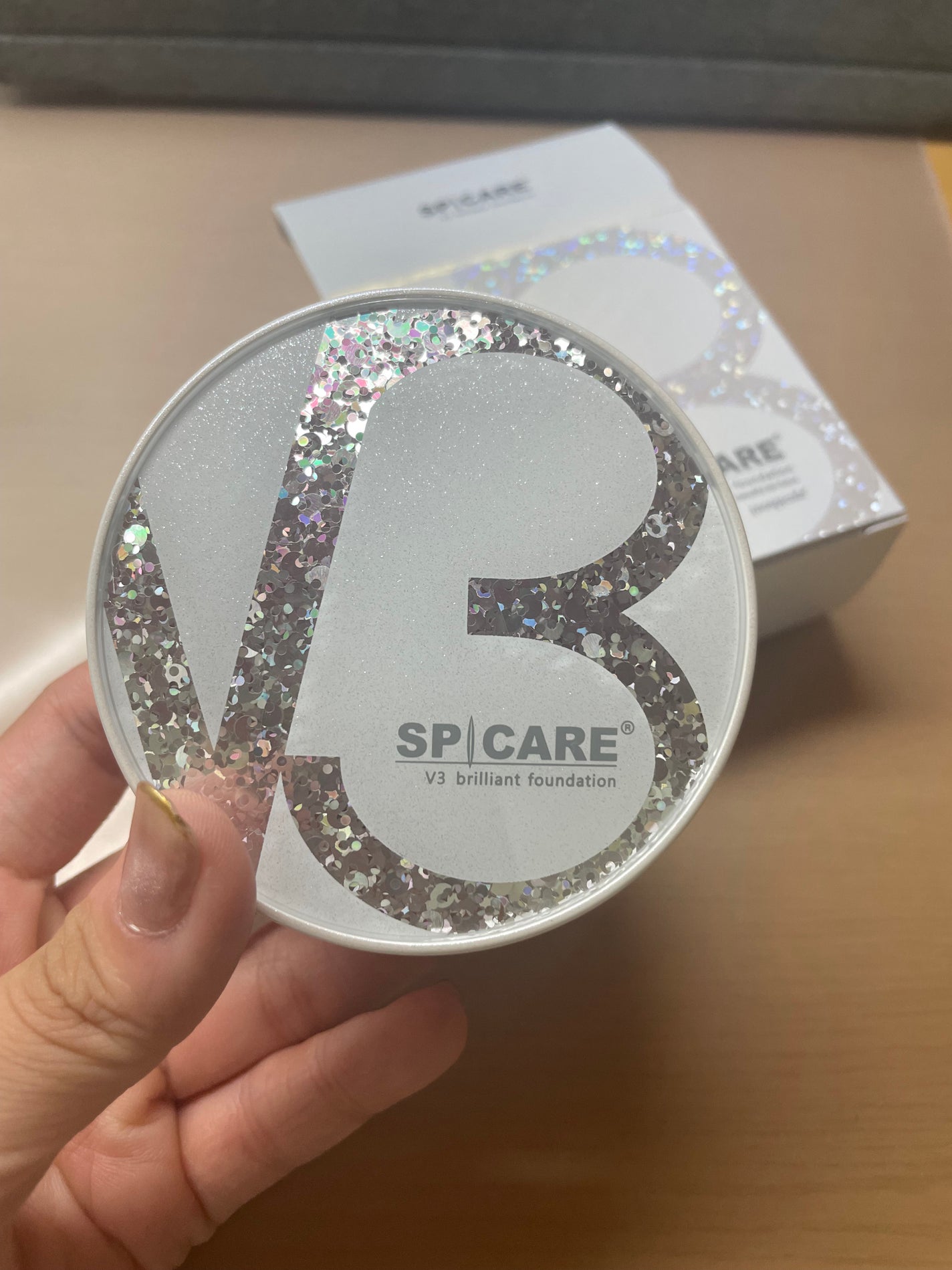 V3 ブリリアント ファンデーション/SPICARE/クッションファンデーションを使ったクチコミ(1枚目)