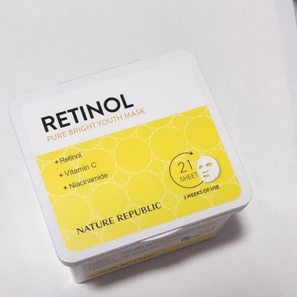 キューブマスク レチノール/ネイチャーリパブリック/シートマスク・パックを使ったクチコミ(2枚目)