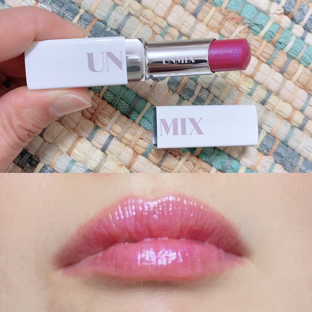 モイスチャーリップスティック グロウ/UNMIX/口紅を使ったクチコミ(2枚目)