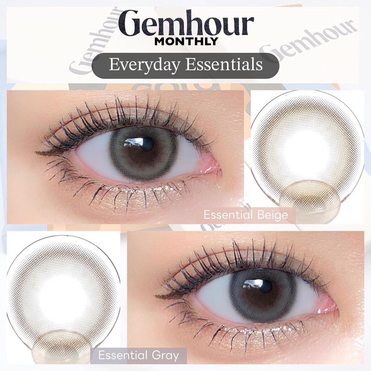 Everyday Essentials /Gemhour lens/カラーコンタクトレンズを使ったクチコミ（1枚目）