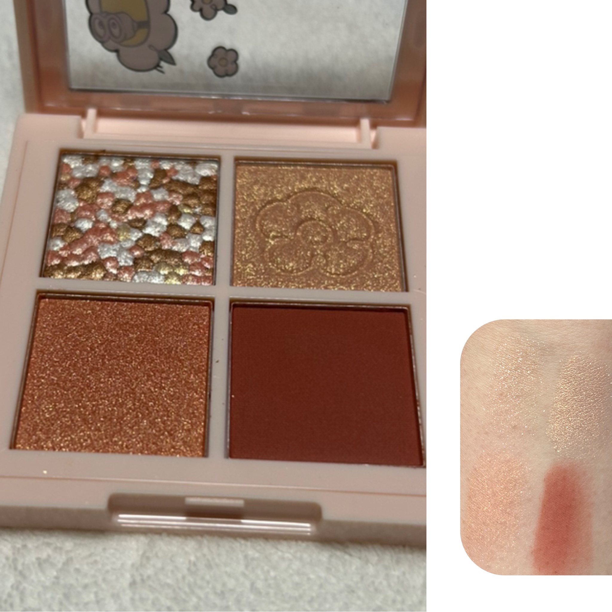 レブロン ダズル アイシャドウ クアッド/REVLON/アイシャドウパレットを使ったクチコミ（2枚目）