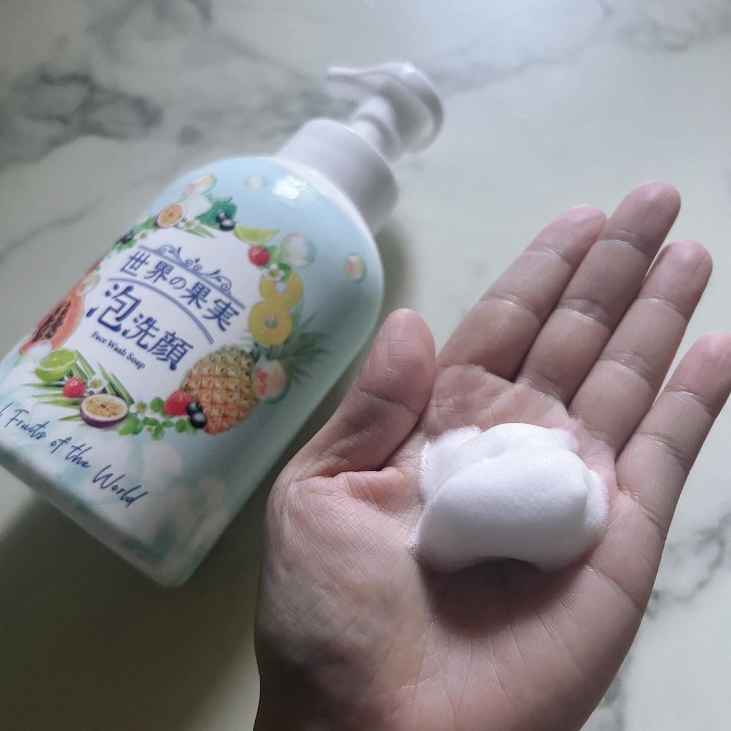 世界の果実 すっきり泡洗顔/世界の果実/泡洗顔を使ったクチコミ(2枚目)