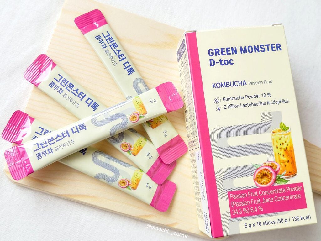 デトックスコンブ茶/グリーンモンスター/コンブチャを使ったクチコミ(5枚目)