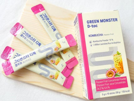 デトックスコンブ茶/グリーンモンスター/コンブチャを使ったクチコミ(5枚目)