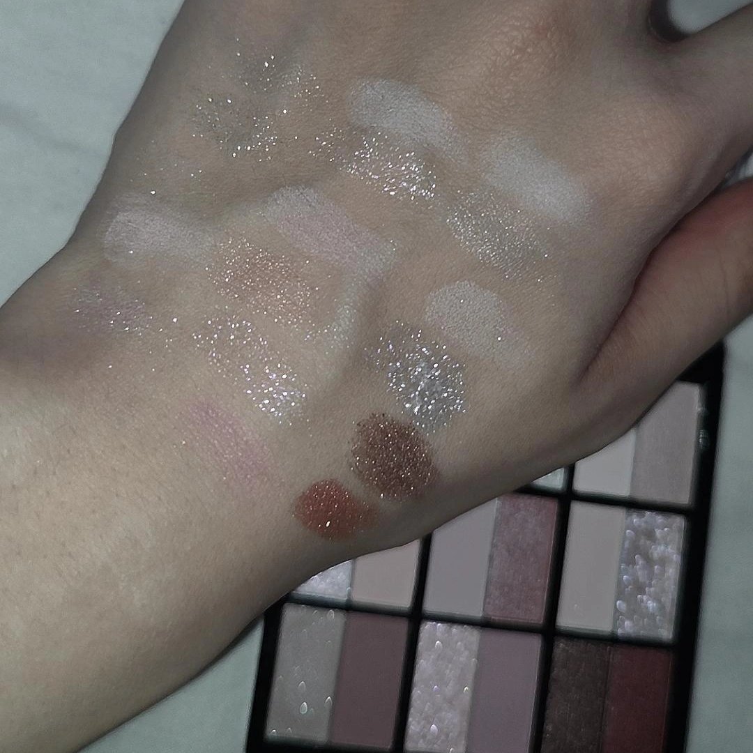 18カラーアイパレット/U R GLAM/アイシャドウパレットを使ったクチコミ（3枚目）