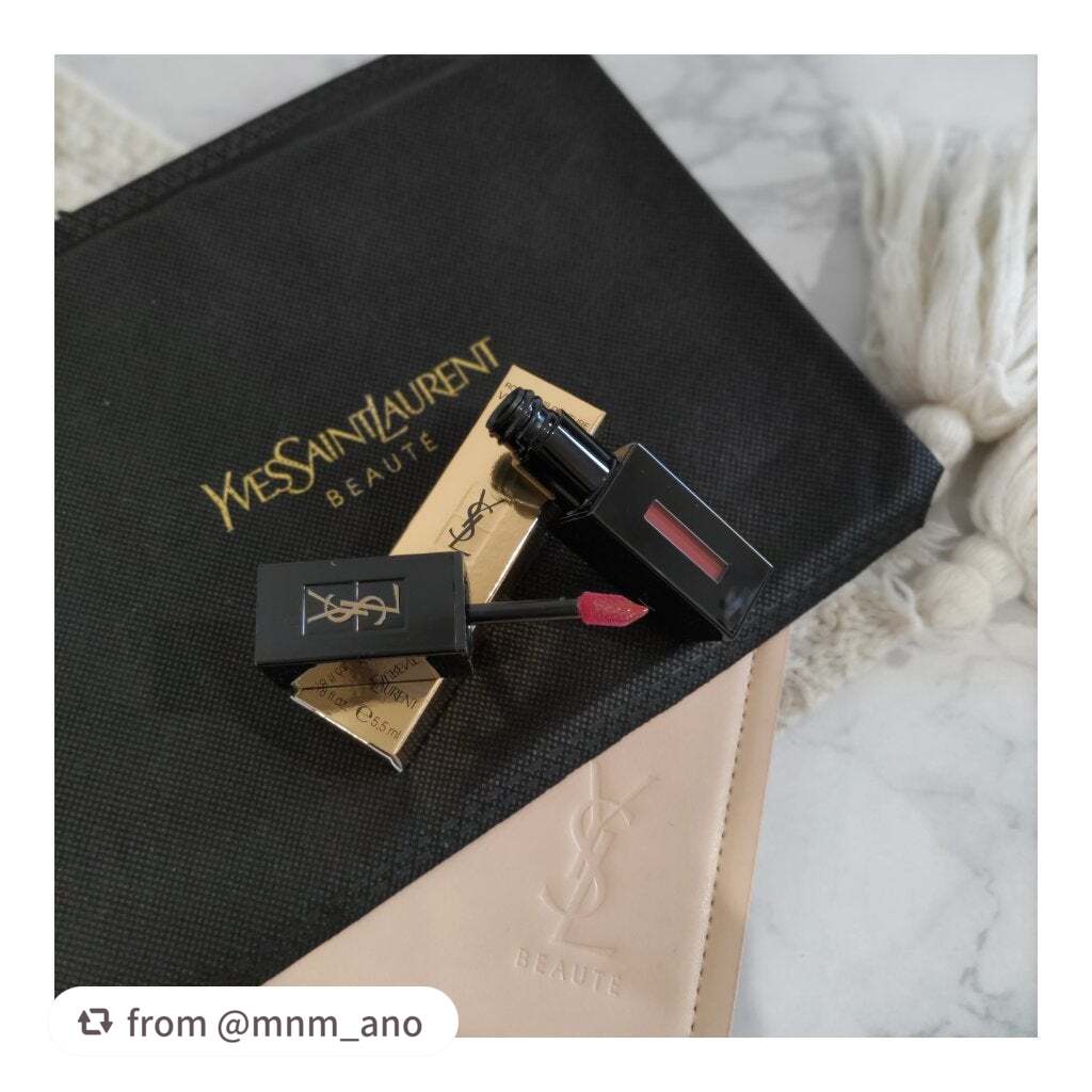 ルージュ ピュールクチュール ヴェルニ ヴィニルクリーム/YVES SAINT LAURENT BEAUTE/口紅を使ったクチコミ(1枚目)