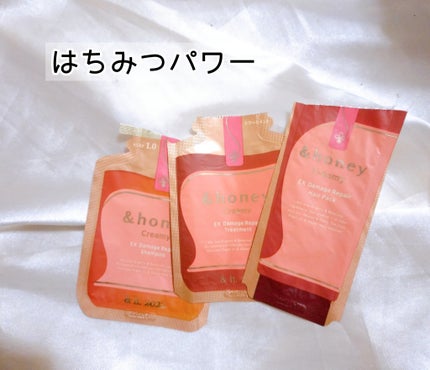 Creamy EXダメージリペアシャンプー1.0/ヘアトリートメント2.0/&honey/市販シャンプーを使ったクチコミ(1枚目)