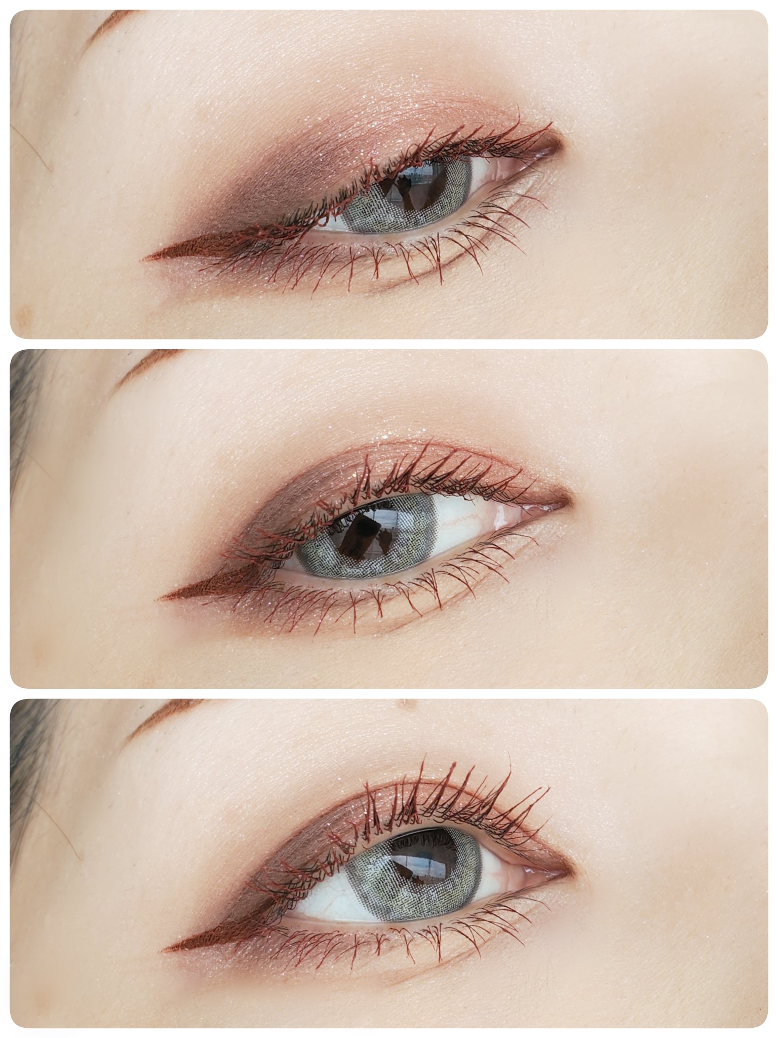  シアー グリッターアイズ/KiSS/単色アイシャドウを使ったクチコミ（3枚目）