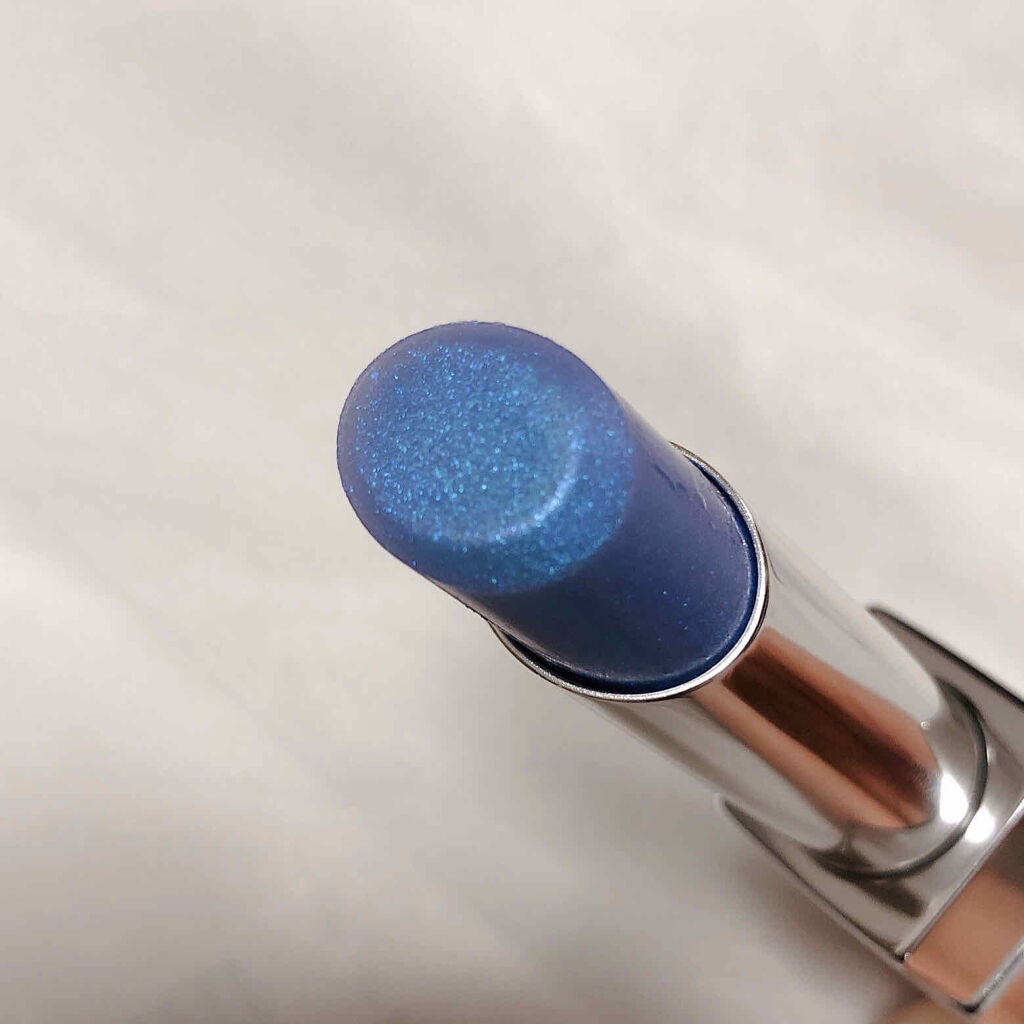 リップスティック コンフォート エアリーシャイン 06 スパークリングブルー/RMK/口紅を使ったクチコミ（2枚目）