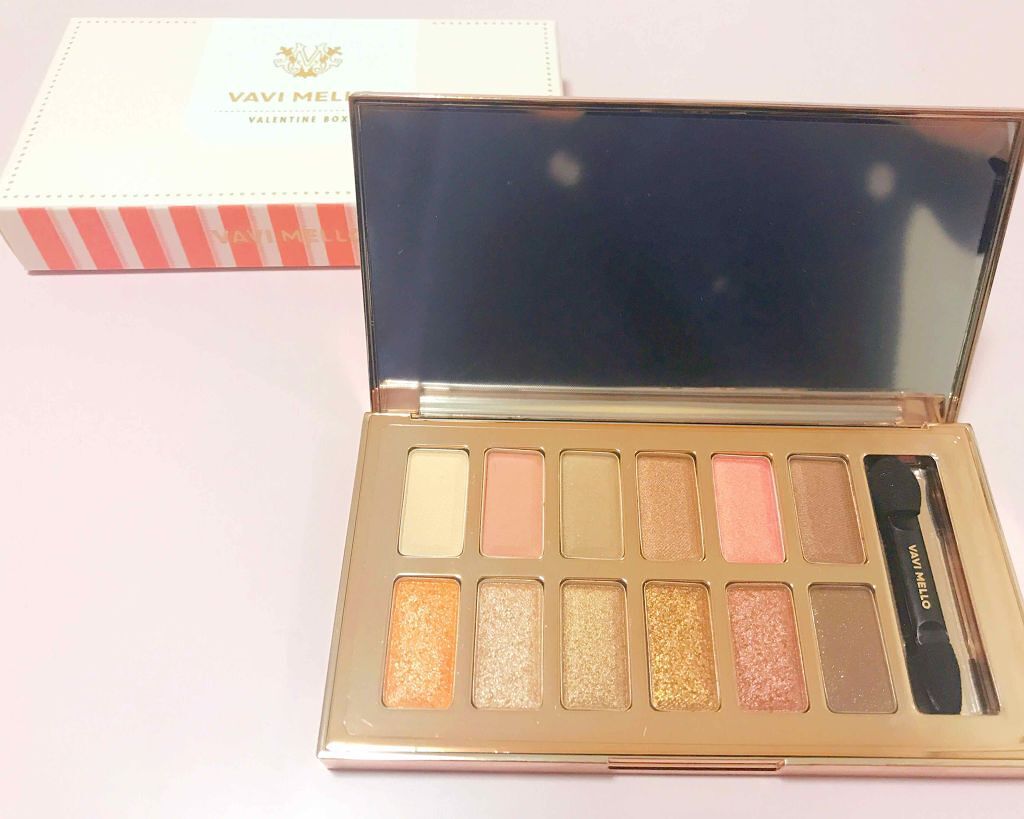 バレンタインボックス/VAVI MELLO/アイシャドウパレットを使ったクチコミ（2枚目）