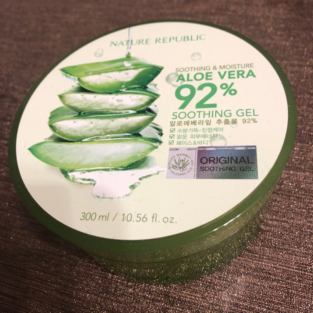 マイルド&モイスチャーアロエジェル/ネイチャーリパブリック/ボディローションを使ったクチコミ(1枚目)