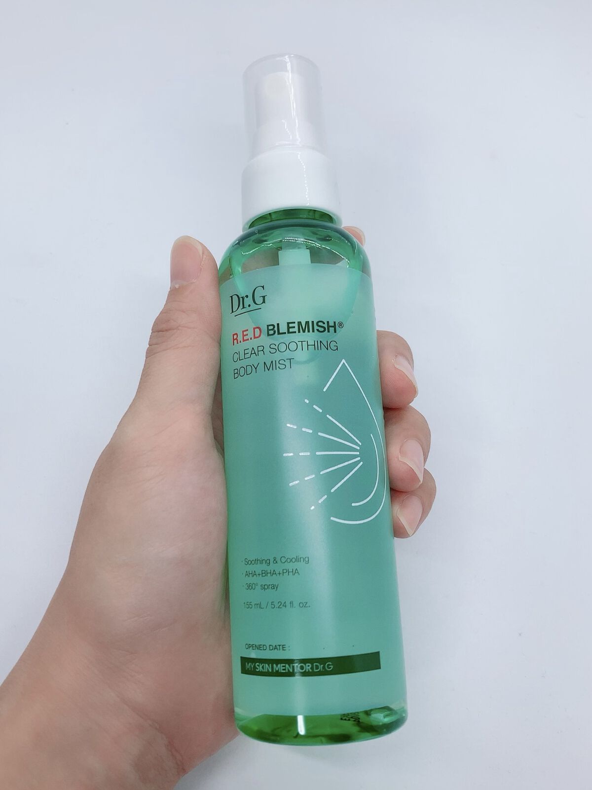 Dr.G レッドブレミッシュスージングボディーミストのクチコミ「【Dr.G】
レッドブレミッシュスージング
✓ボディーミスト

噴射力は強めで
逆さにしてもO.....」（2枚目）