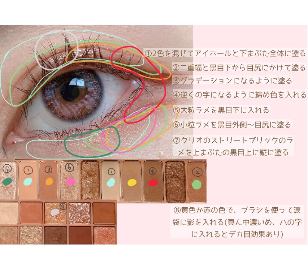 プレイカラー アイシャドウ/ETUDE/アイシャドウパレットを使ったクチコミ（2枚目）