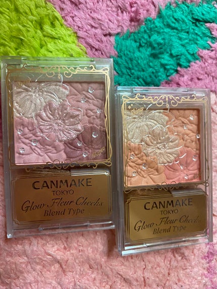 グロウフルールチークス(ブレンドタイプ)/キャンメイク/パウダーチークを使ったクチコミ(2枚目)