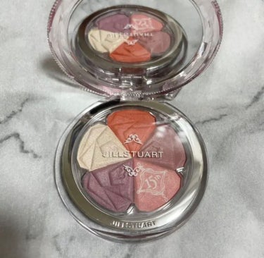 ジルスチュアート ブルーム ミックスブラッシュ コンパクト 08 twilight marigold(限定色)/JILL STUART/パウダーチークを使ったクチコミ（3枚目）