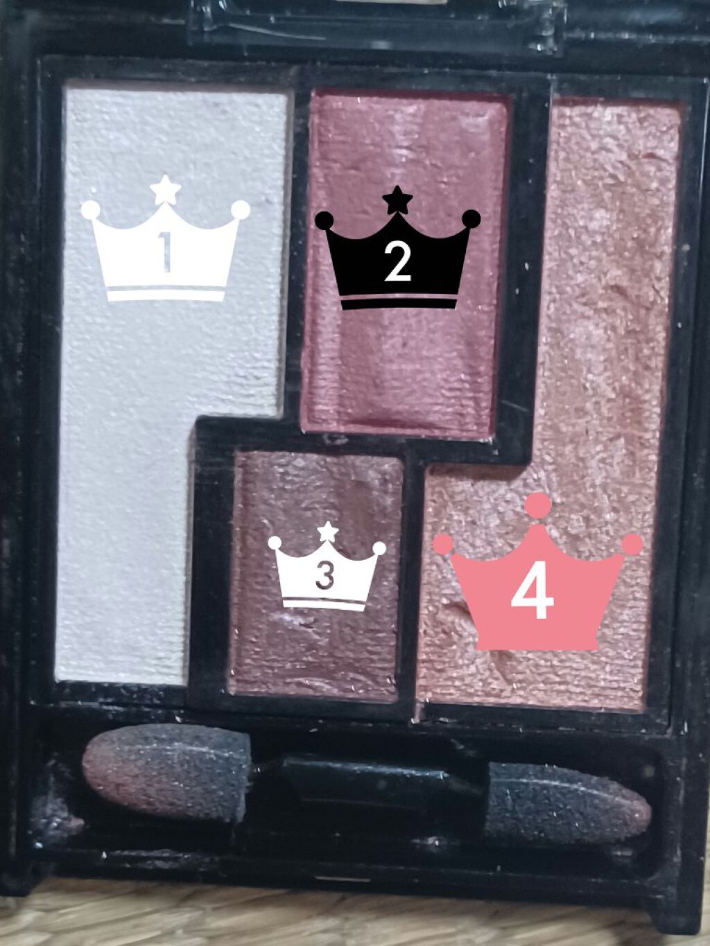 ヴィンテージモードアイズ RD-1/KATE/アイシャドウパレットを使ったクチコミ（3枚目）